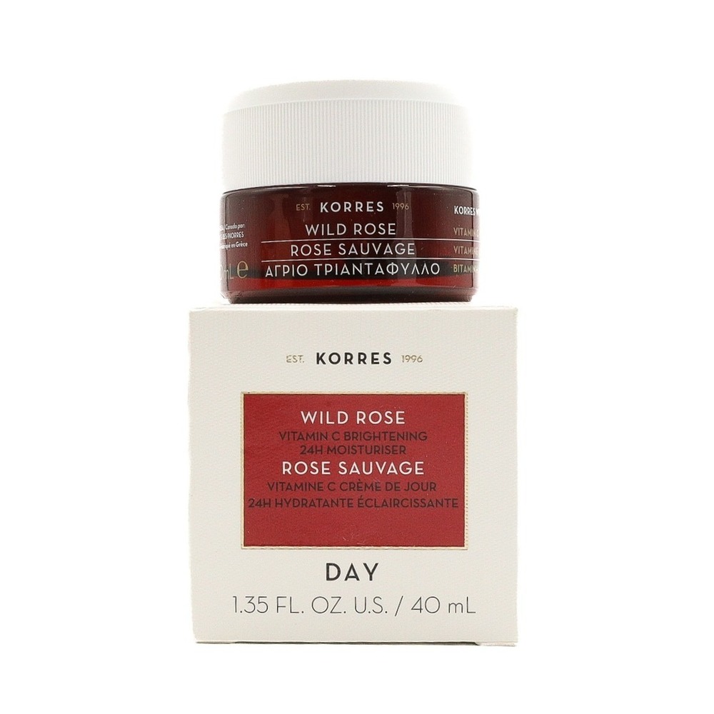 Korres - Wild Rose Vitamin C Brightening 24H Moisturiser - 1.35 oz / 40 ml